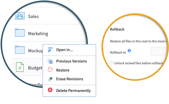 restore deleted files vboxxcloud